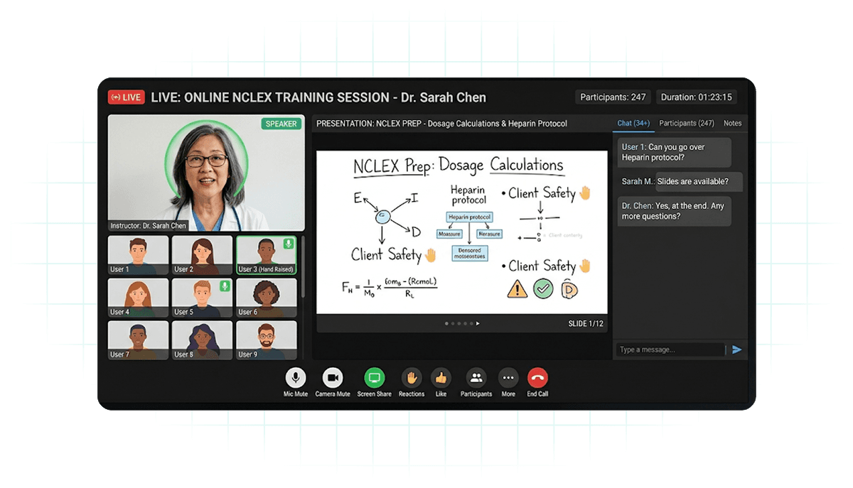 Live Q&A Training Sessions
